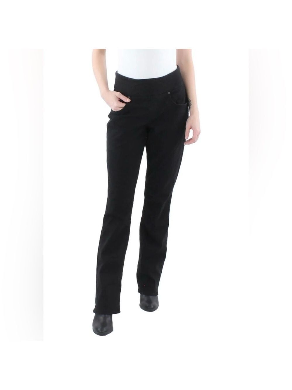JAG JEANS Pull-On High-Rise Bootcut Jeans